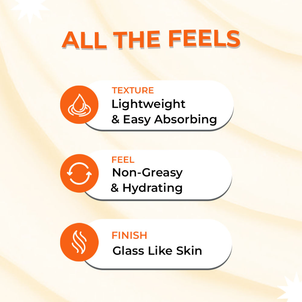 Vitamin C Sunscreen With SPF 50 PA+++ For Dull Hyperpigmented Skin, Lightweight No Whitecast