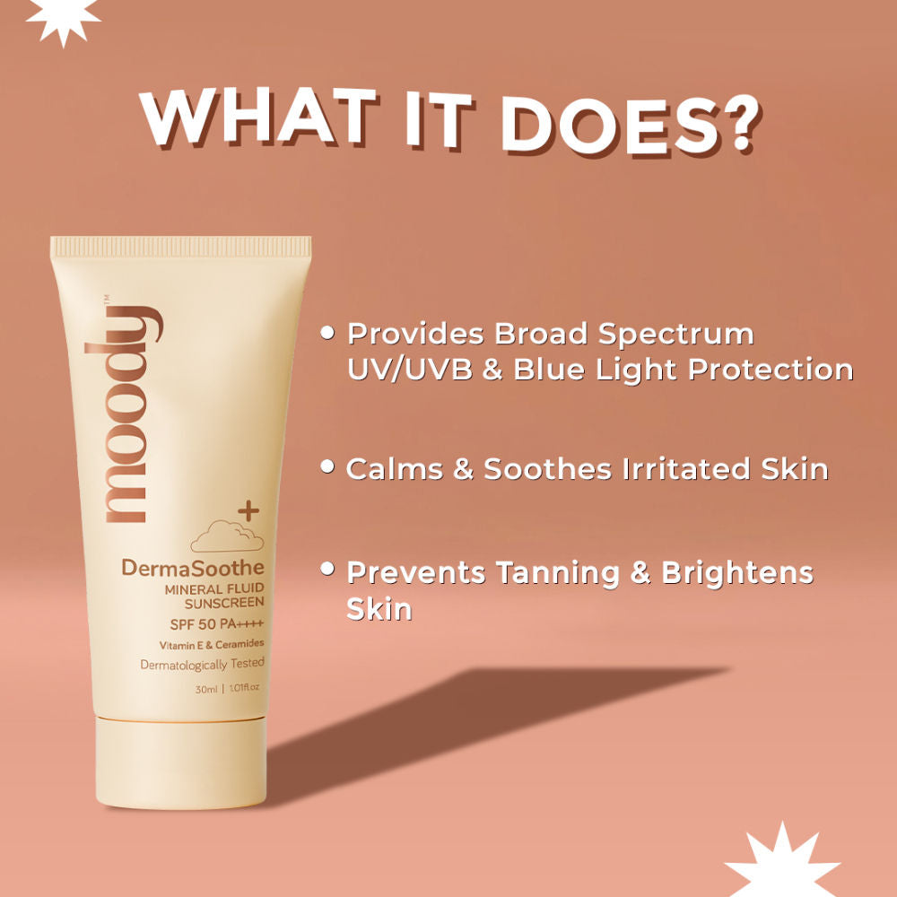 Sensisoothe Mineral Sunscreen SPF 50 PA++++ With Rice Water & Ceramides For Senstive Skin