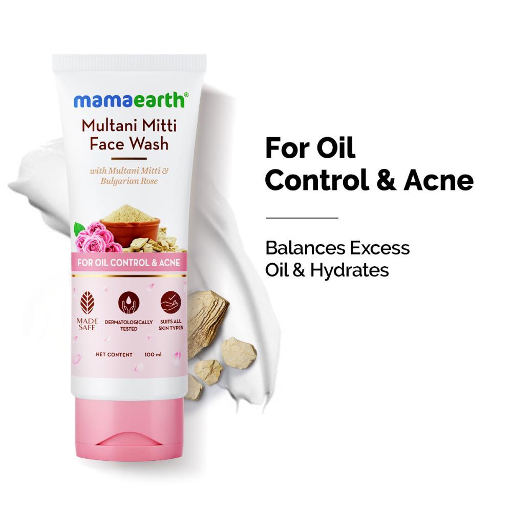 Multani Mitti Face Wash With Multani Mitti & Bulgarian Rose