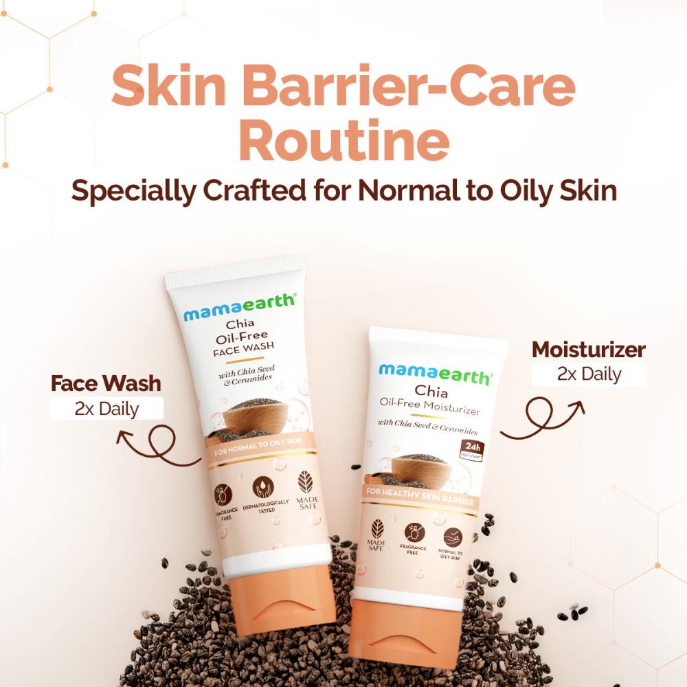 Chia Seed and Ceramides Oil-Free Face Wash for a Hydrated Glow