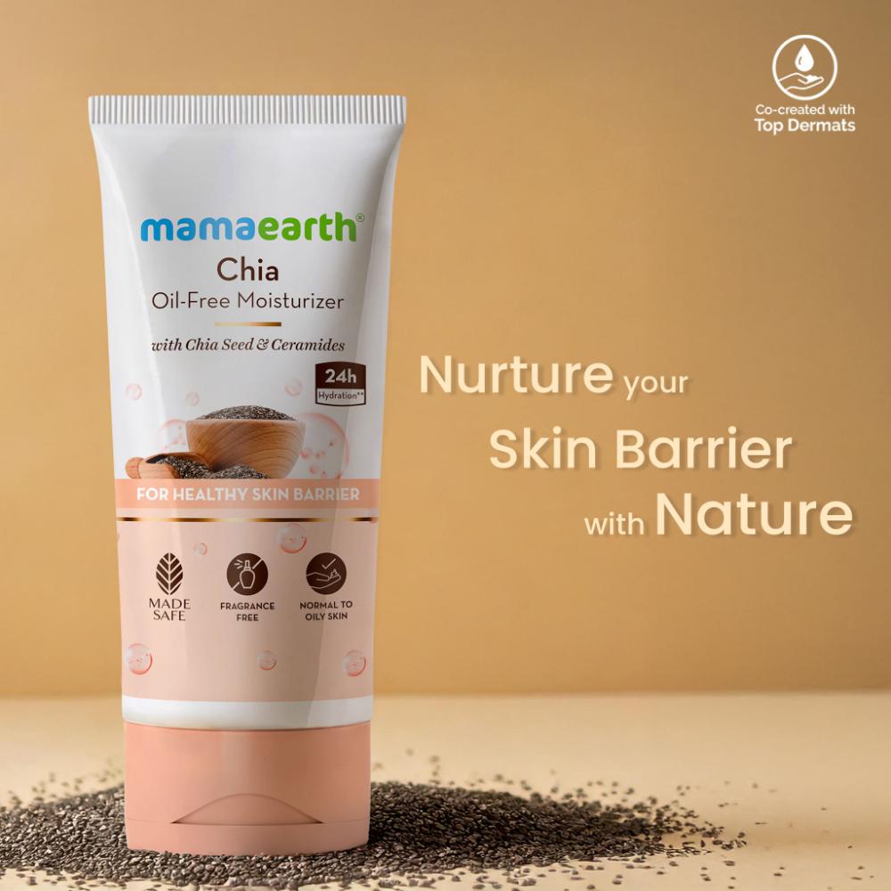 Chia Seed and Ceramides Oil-Free Moisturizer for a Hydrated Glow