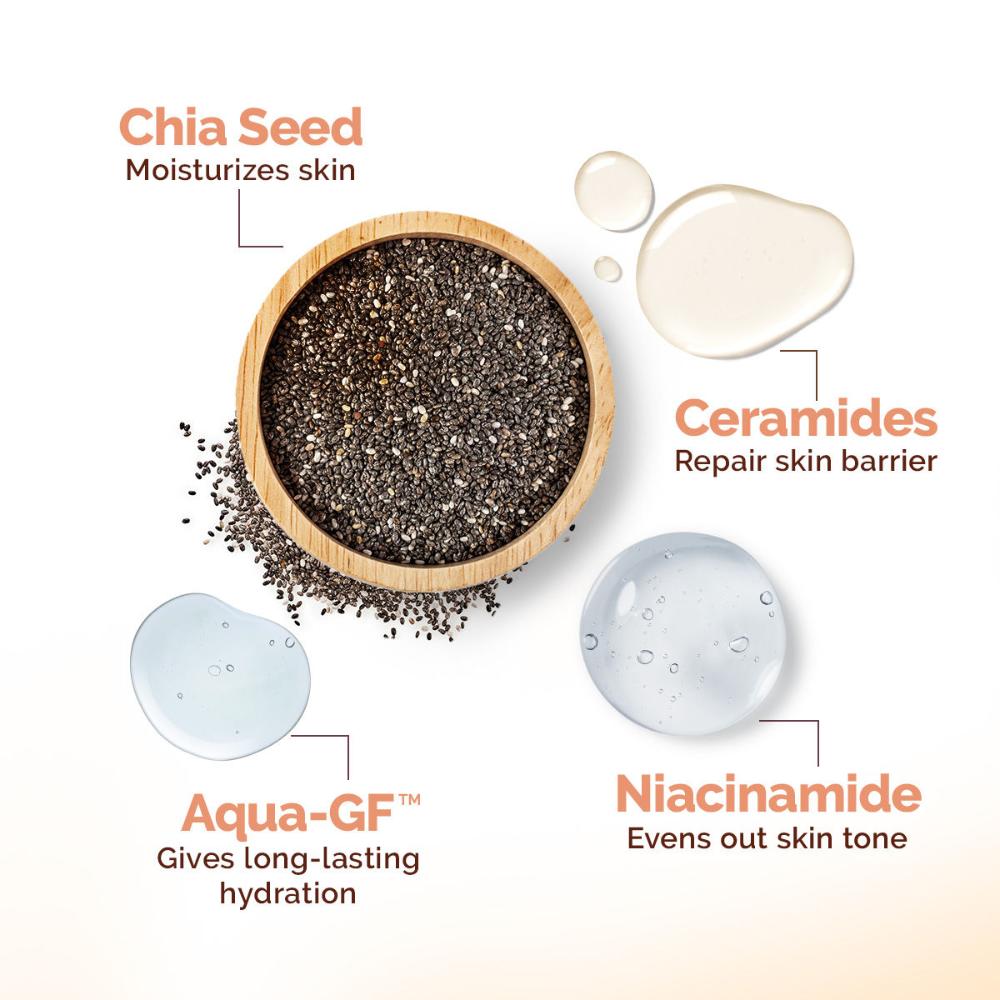 Chia Seed and Ceramides Oil-Free Moisturizer for a Hydrated Glow