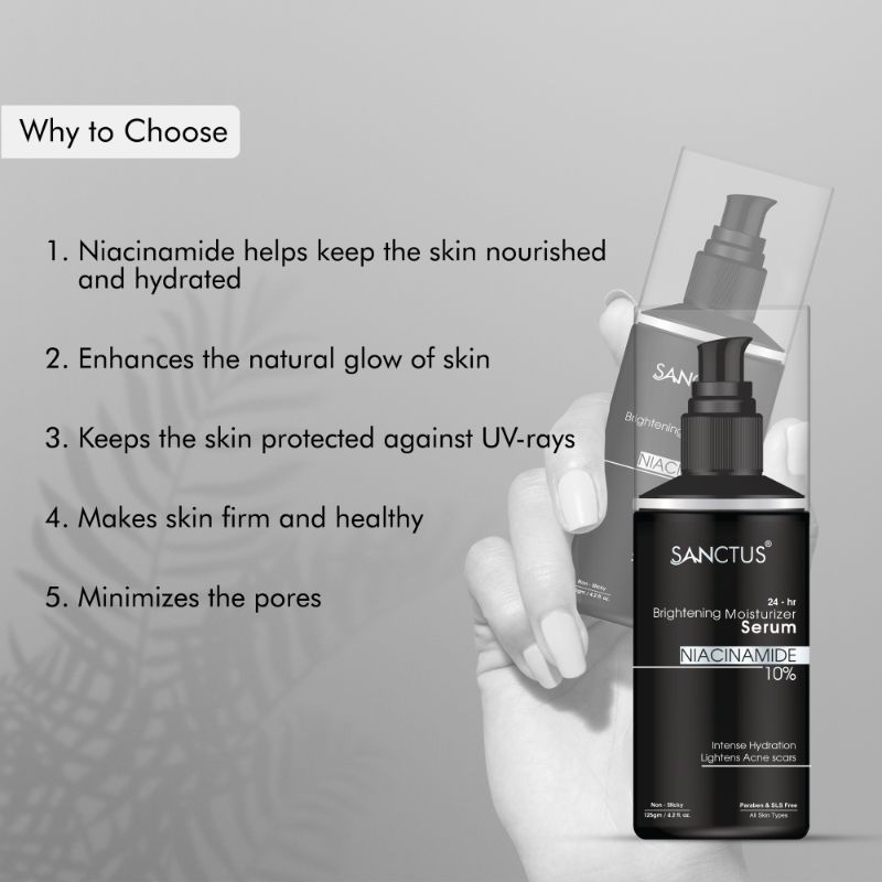 24-Hr Brightening 10% Niacinamide Moisturizer Serum Lotion