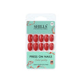 Reusable Oval Press On Nails - Red