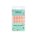 Reusable Oval Press On Nails - Beige