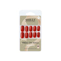 Reusable Square Press On Nails - Red