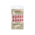 Reusable Square Press On Nails - Peach