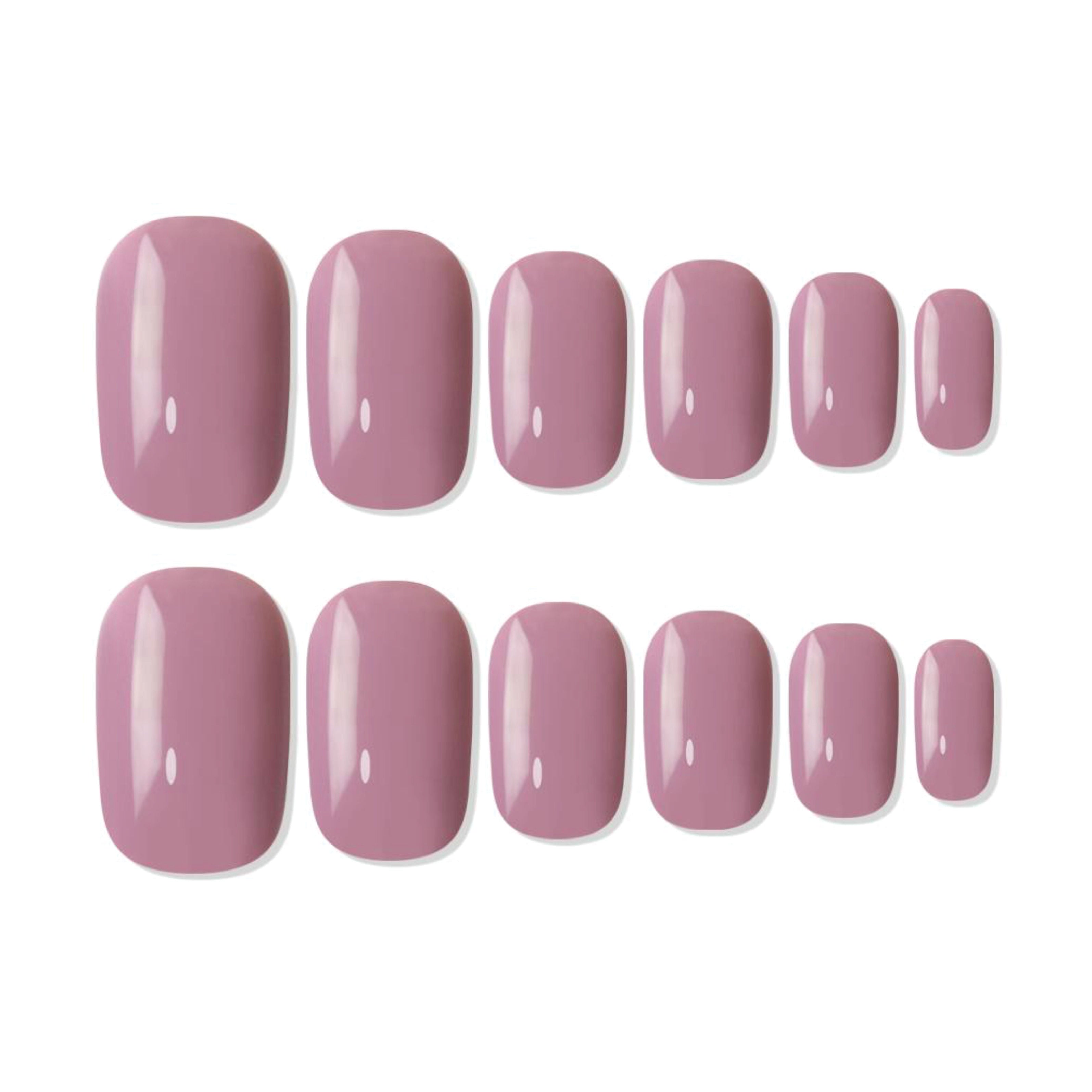 Reusable Square Press On Nails - Lavender