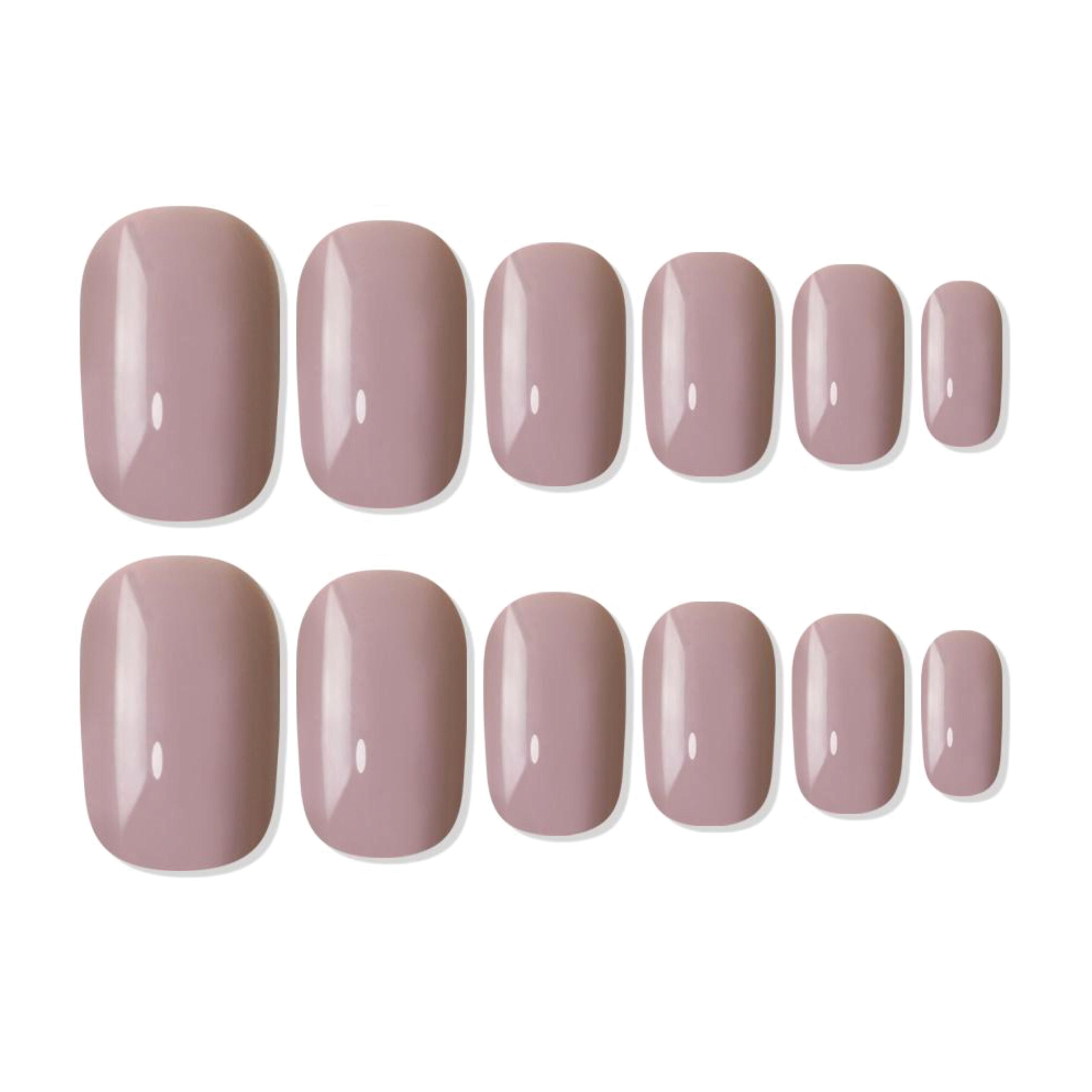 Reusable Square Press On Nails - Lavender