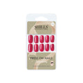Reusable Square Press On Nails - Red