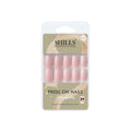 Reusable Square Press On Nails - Peach