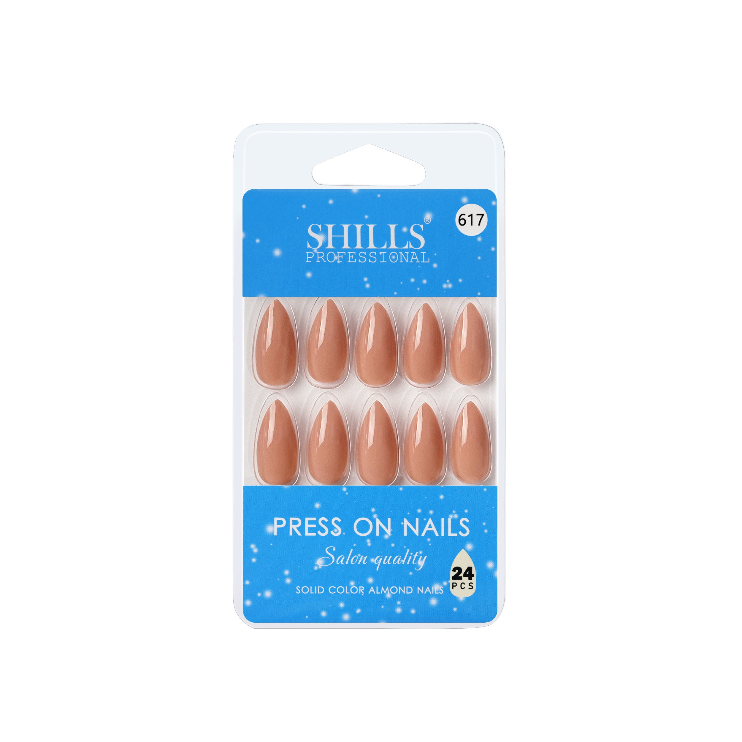Reusable Almond Press On Nails - Beige