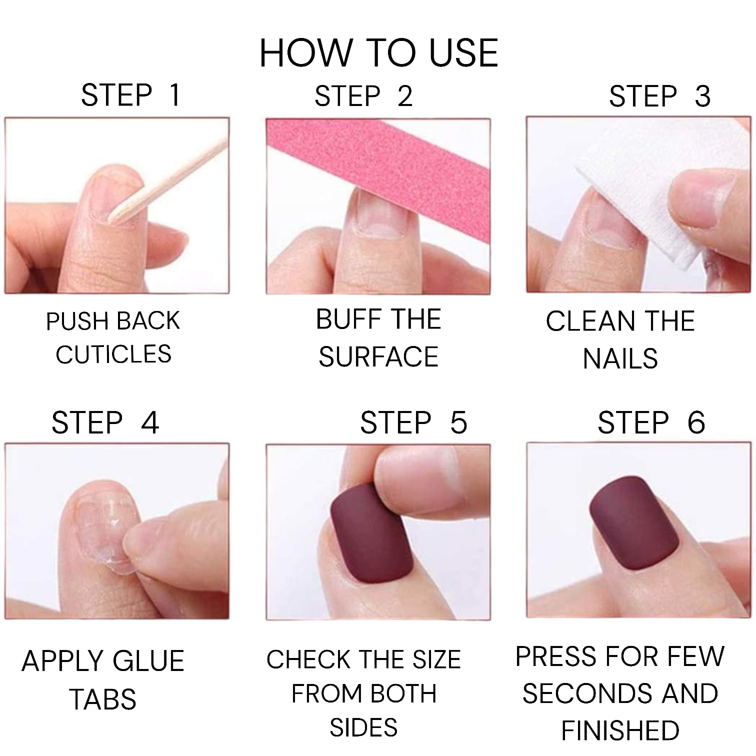Reusable Almond Press On Nails - Turquoise