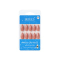 Reusable Almond Press On Nails - Peach