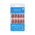 Reusable Almond Press On Nails - Nude