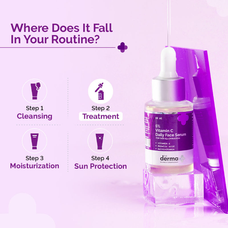 5% Vitamin C Daily Face Serum With Ferulic Acid & Multivitamin For Skin Illumination