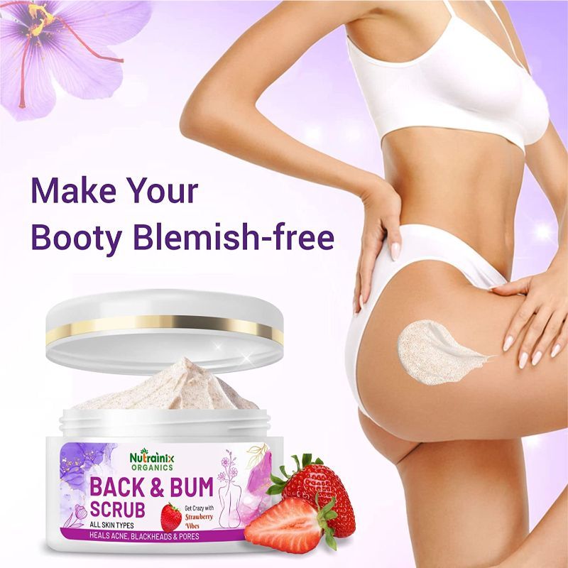 Organics Back & Bum Dark Spots Removal Scrub Reduce Acne Spot