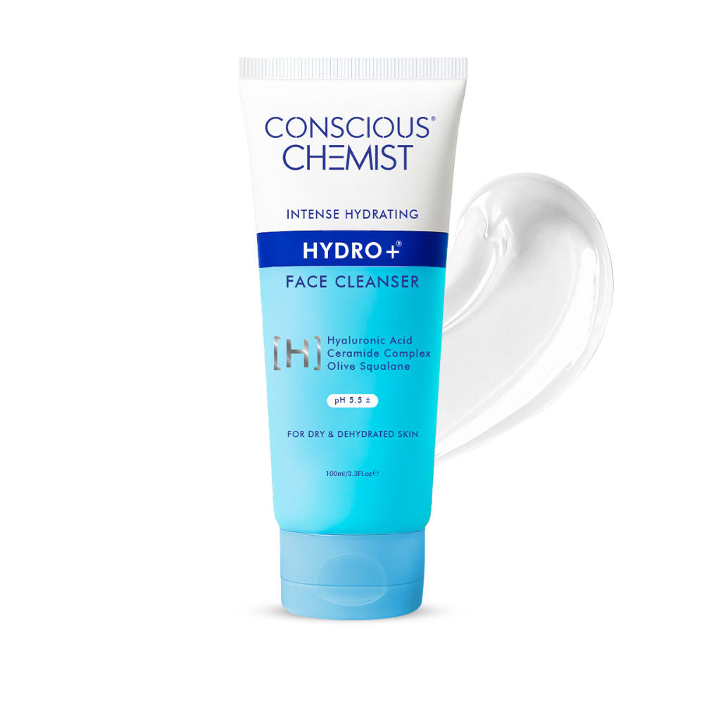 Gentle Hydrating Face Wash For Dry Skin with Hyaluronic Acid and Ceramides
