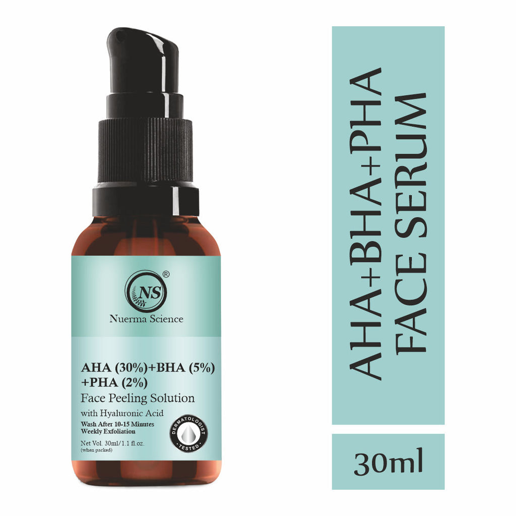AHA 30% + BHA 5% + PHA 2% Face Peeling Solution Serum