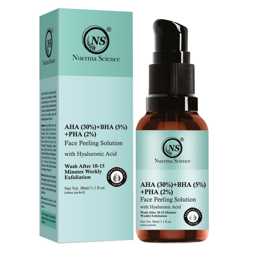 AHA 30% + BHA 5% + PHA 2% Face Peeling Solution Serum
