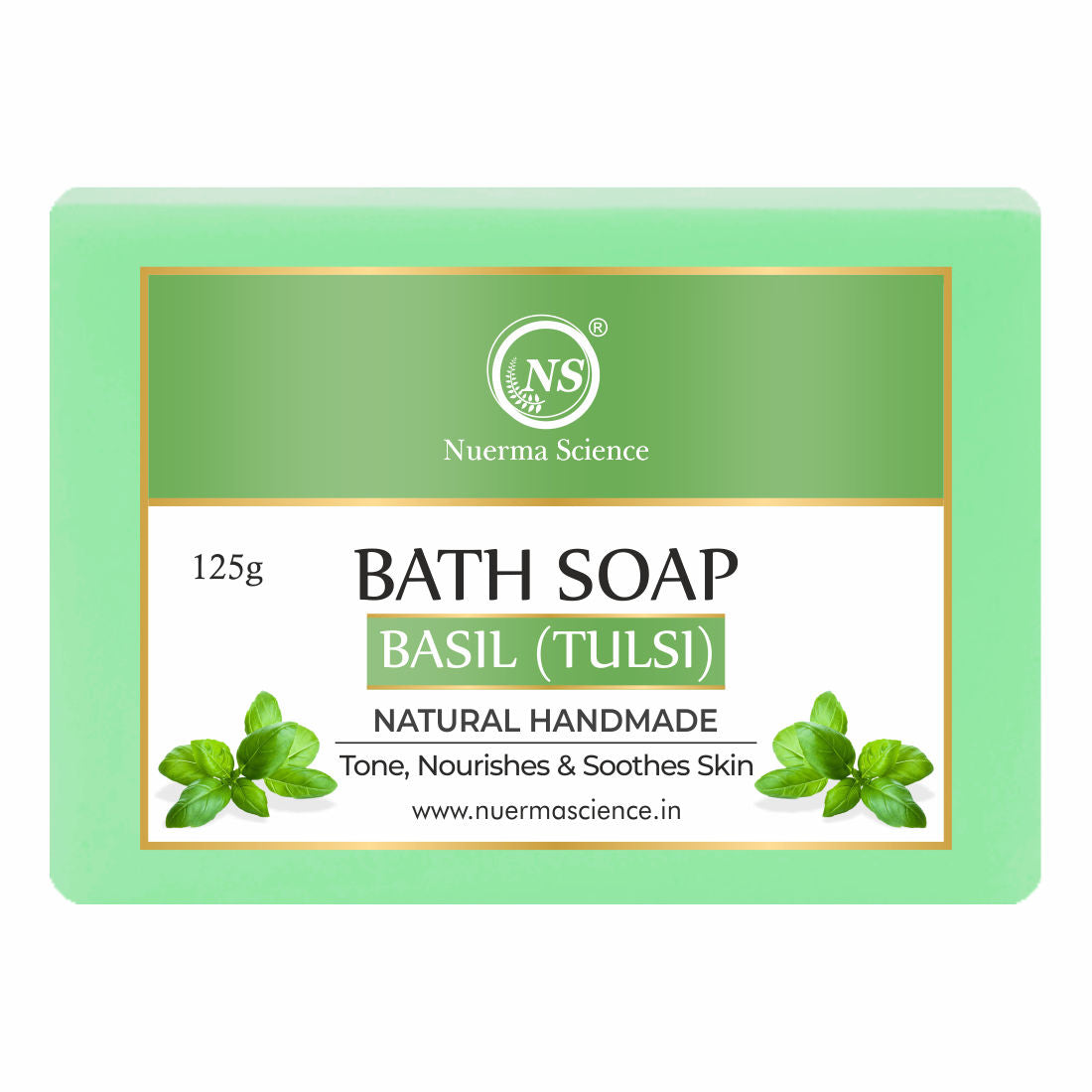 Natural Basil Handmade Soap