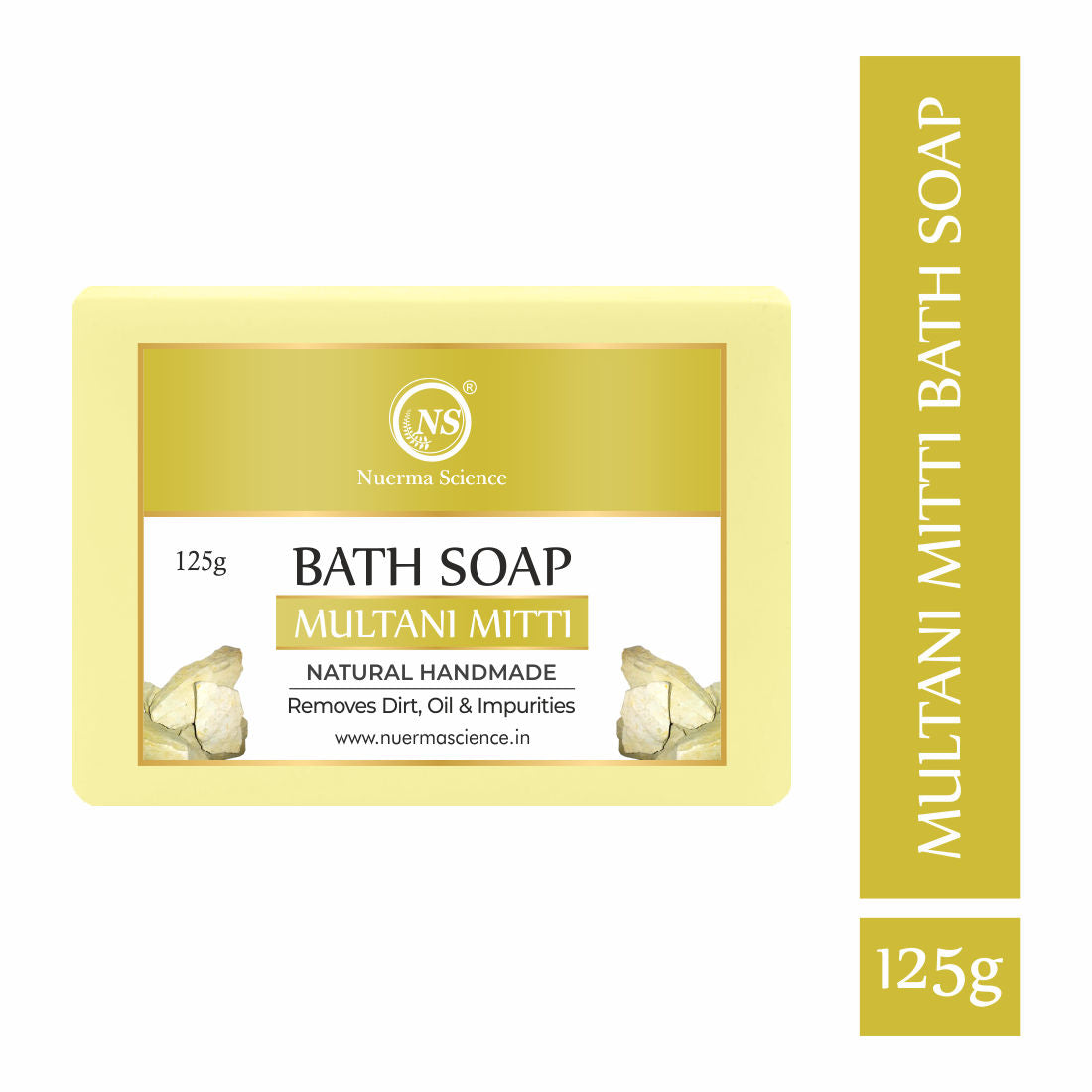 Natural Multani Mitti Handmade Bath Soap