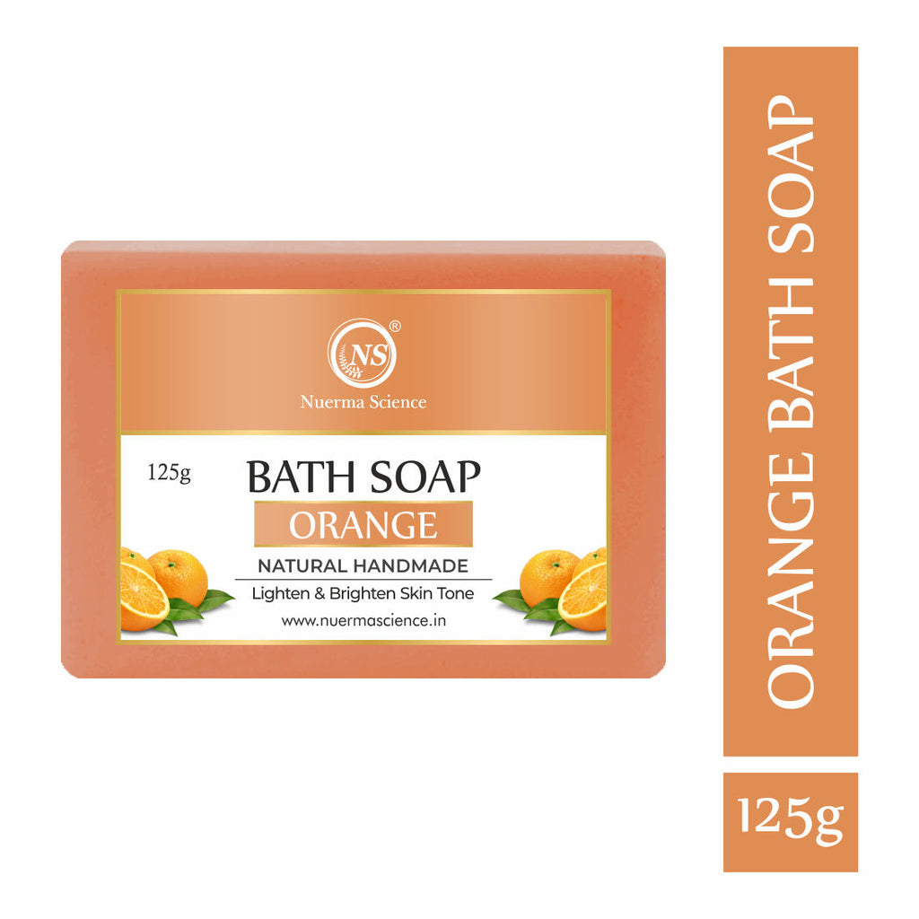 Natural Orange Handmade Bath Soap