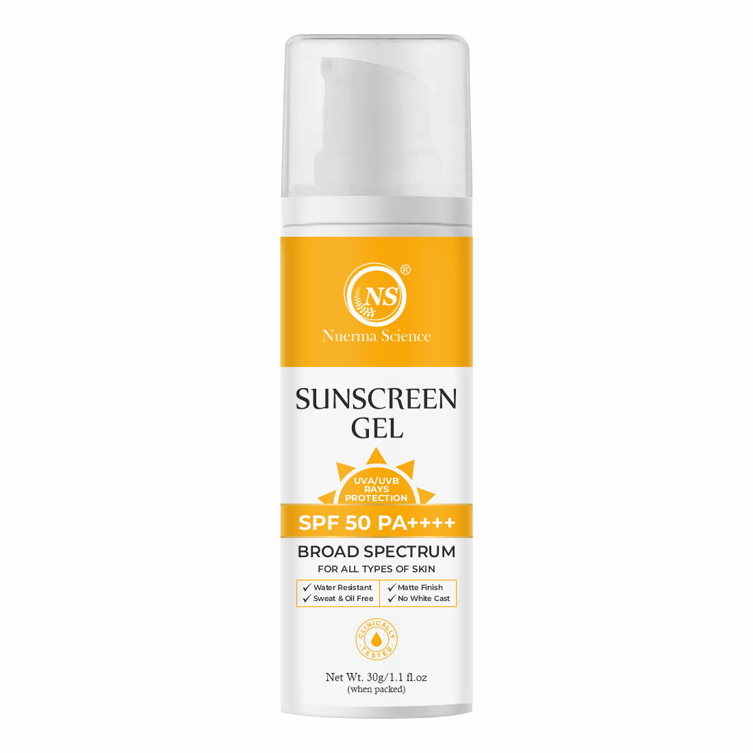SPF 50 PA++++ Sunscreen Gel