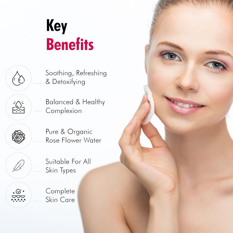 Damascus Rose Face Mist With Papaya & Cucumber Extract - Cool & Refershing