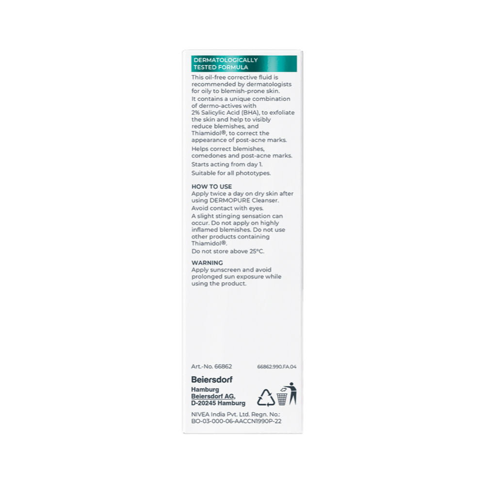 DermoPurifyer Oil Control Face Serum-Thiamidol & Salicylic Acid For Acne-Prone Skin