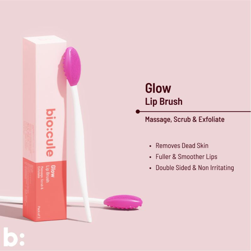 Glow Lip Brush For Lip Scrubbing, Exfoliation & Massage