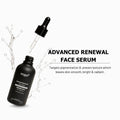 Advanced Renewal Face Serum with Ginseng and Niacinamide, Hydrates and Refreshes Skin