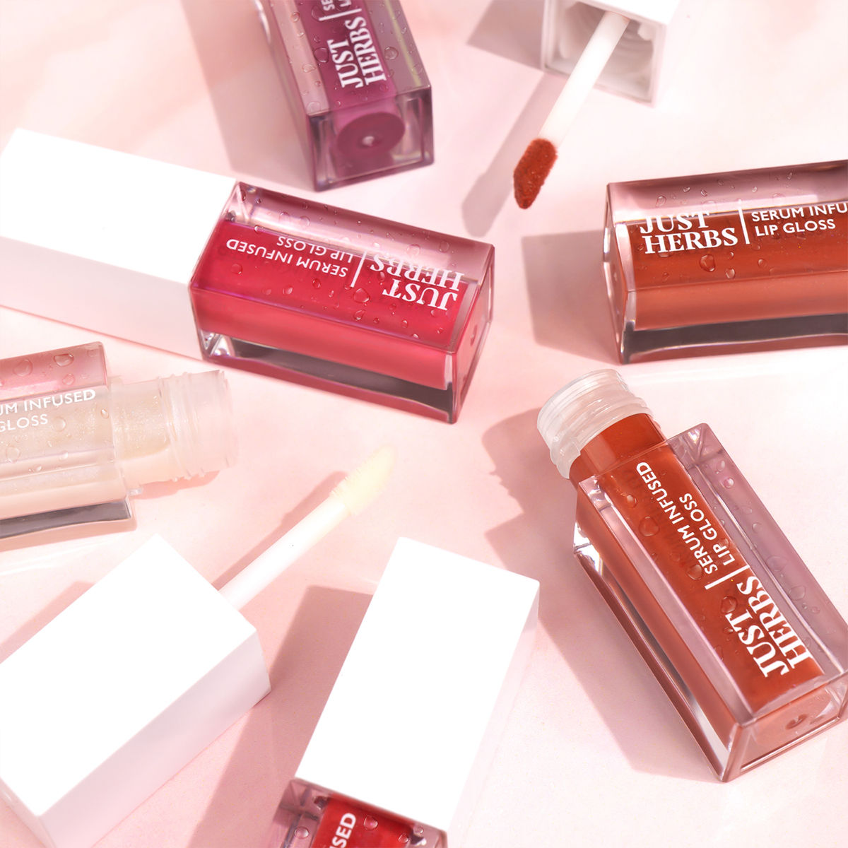 Serum Infused Lip Gloss, Cherry Blossom – Glossy Finish & Hydrating Feel