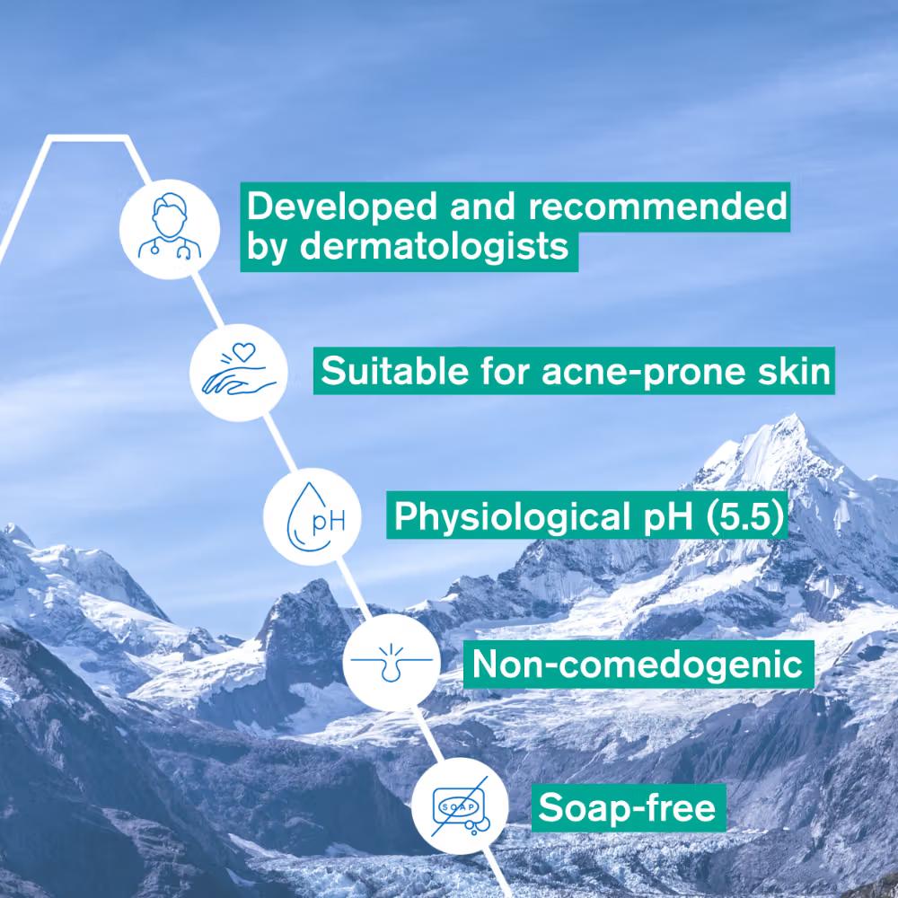 Hyseac Gentle Gel Face Wash for Oily Acne Prone Skin Foams, Purifies & Eliminates Excess Oil
