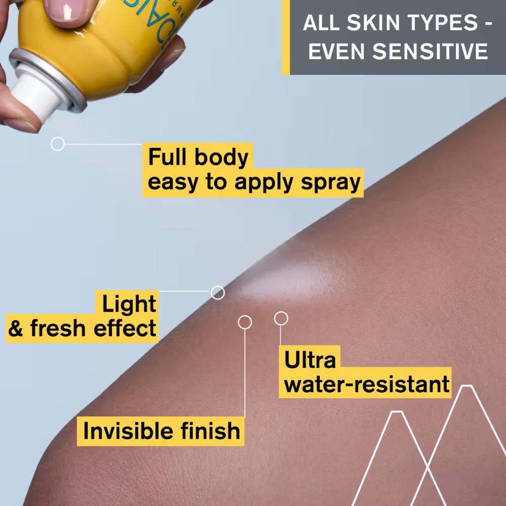 Bariesun Moisturizing Dry Touch Sunscreen Spray Mist SPF50+ with Vitamin E Dermat Recommended