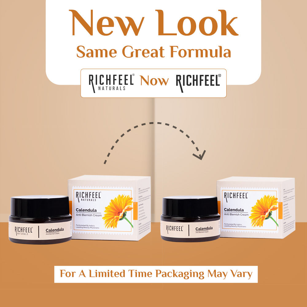 Calendula Anti-Blemish Cream - Soothing Echinacea for Acne, Blackheads & Pores