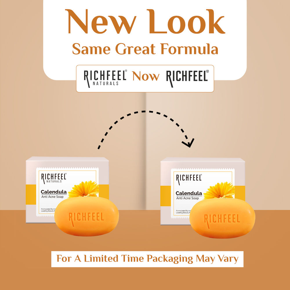 Calendula Anti-Acne Soap: Fights Pimples, Blemishes & Promotes Healthy, Luminous Skin