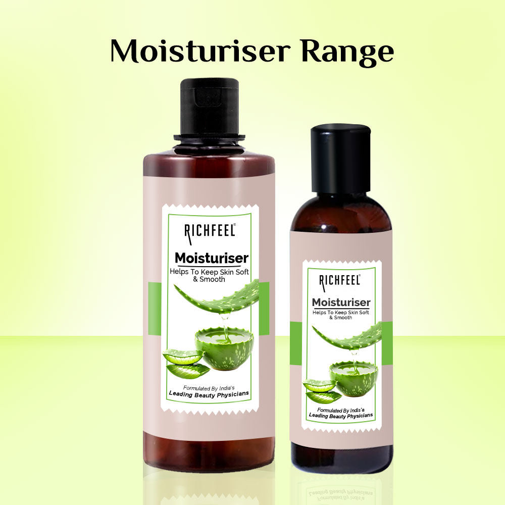 Aloe Moisturizer-Lightweight & Hydrating, Non-Sticky, Absorbs Instantly, For All Skin Types