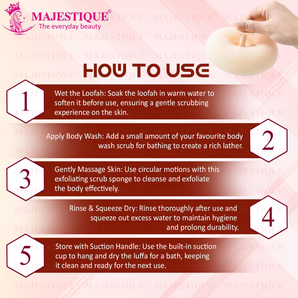 Ball Loofah With Suction Handle