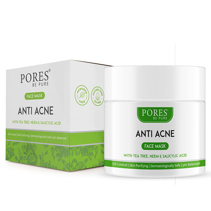 Anti Acne Face Pack With Salicylic Acid, Neem & Tea Tree