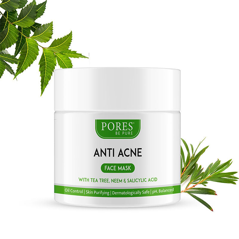 Anti Acne Face Pack With Salicylic Acid, Neem & Tea Tree
