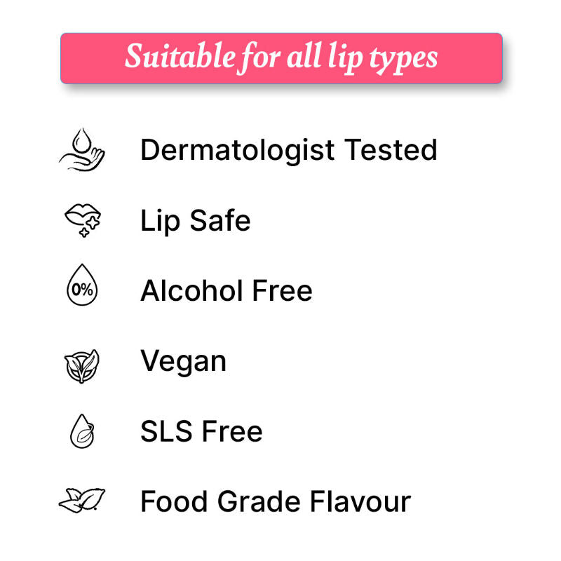Lip Wash Lip Brightening, Lip Cleanser, For Dark & Dry Pigmented Lips For Women