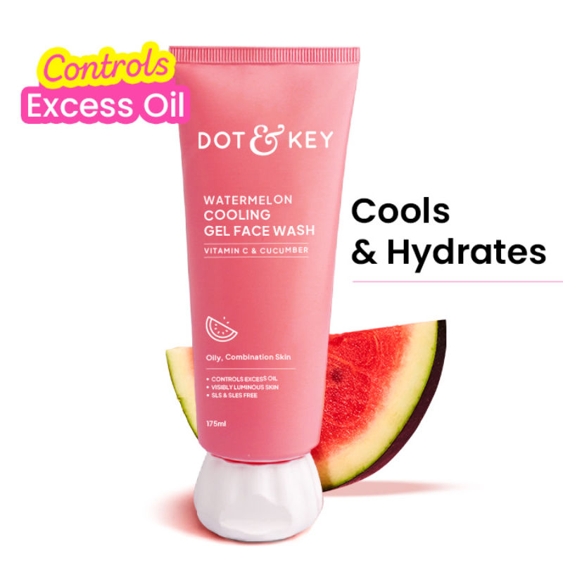 Watermelon & Vitamin C SuperGlow Gel Face Wash For Glowing Skin & Spots Reduction - 175ml