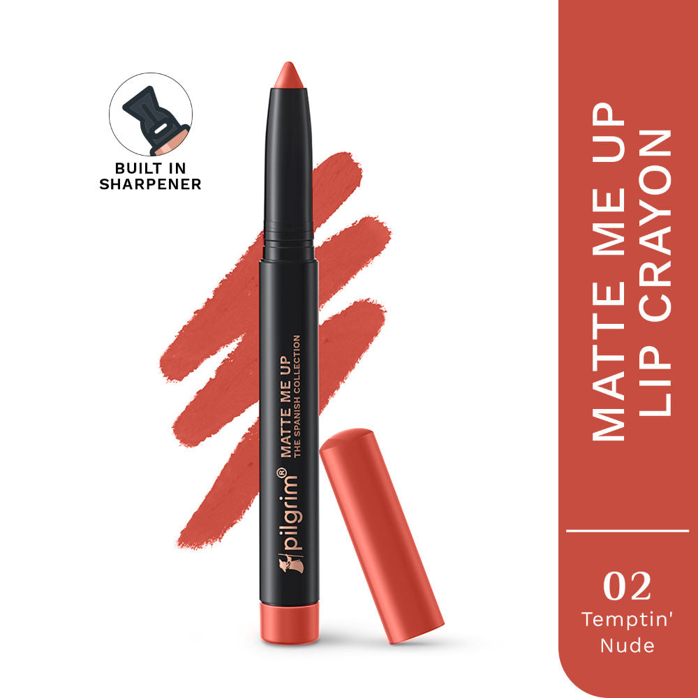 The Spanish Collection Matte Me Up Lip Crayon - 02 Temptin Nude