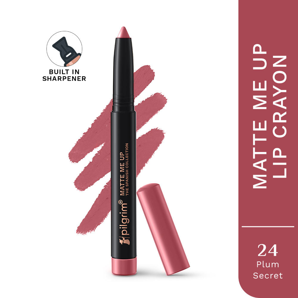 The Spanish Collection Matte Me Up Lip Crayon - 24 Plum Secret