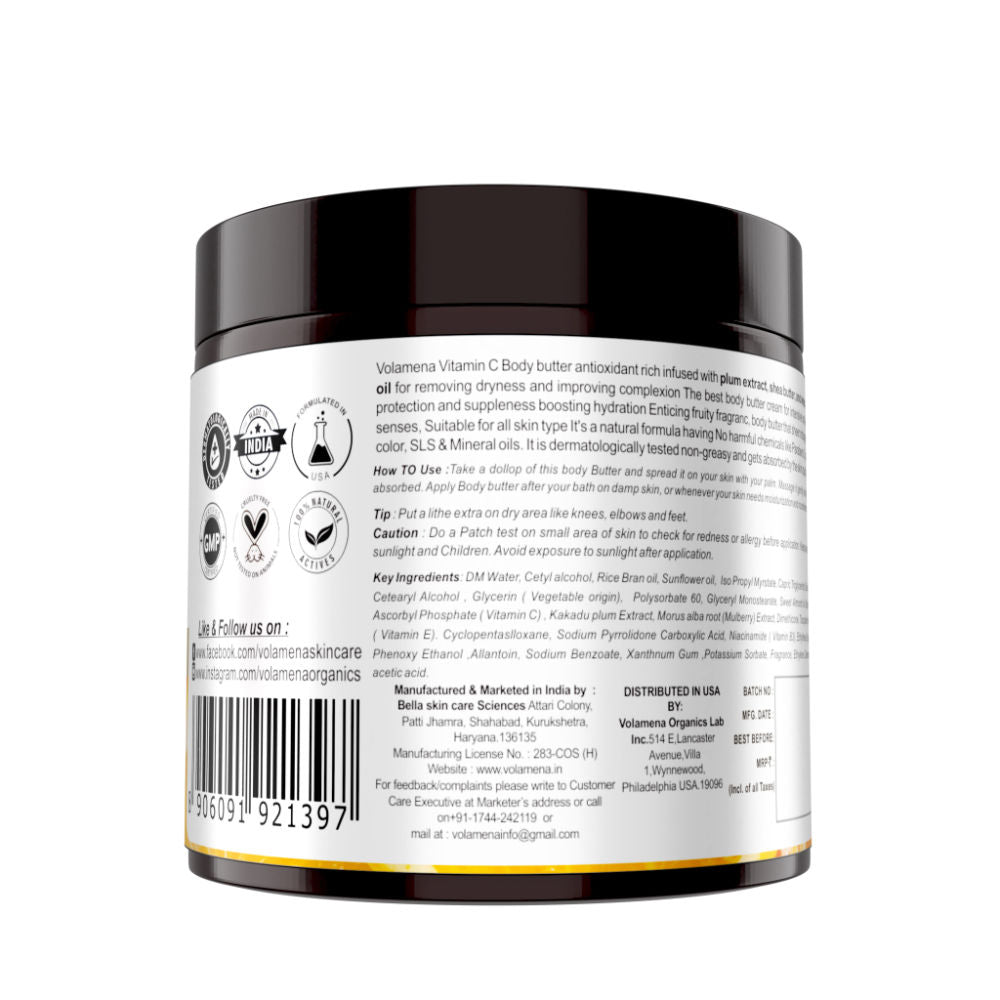 Vitamin C Body Butter for Women & Men