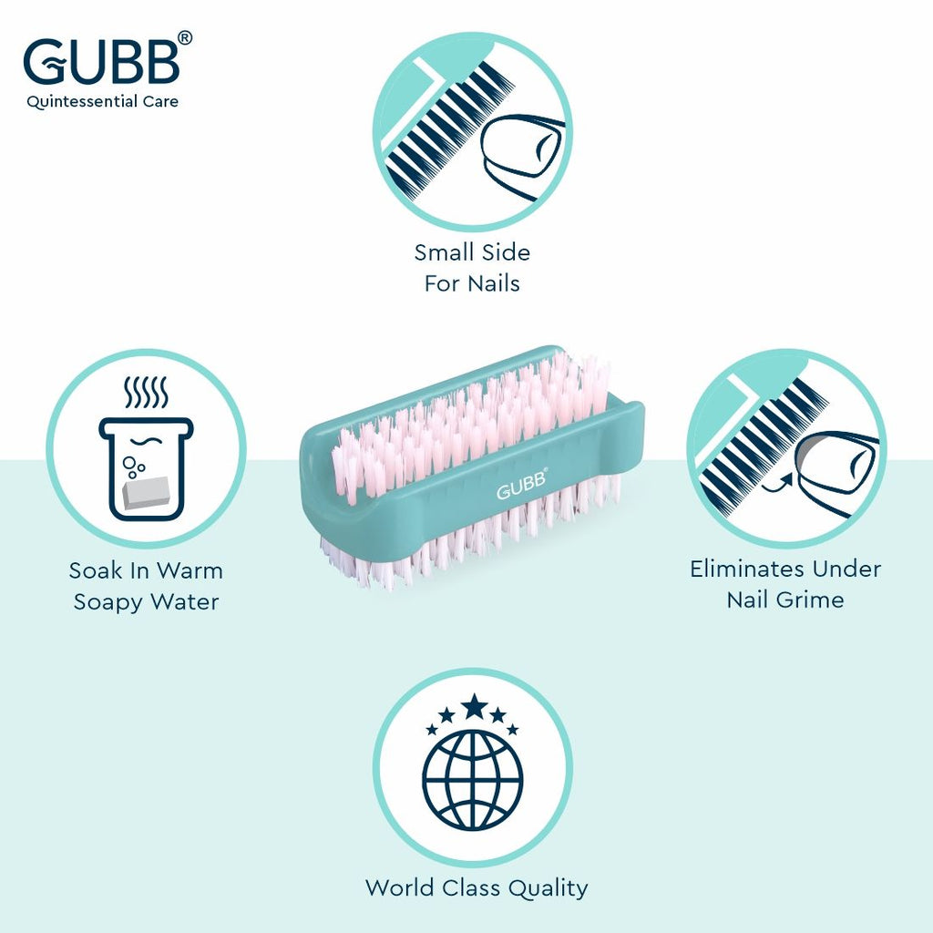 2 In 1 Nail Cum Foot Cleaning Brush