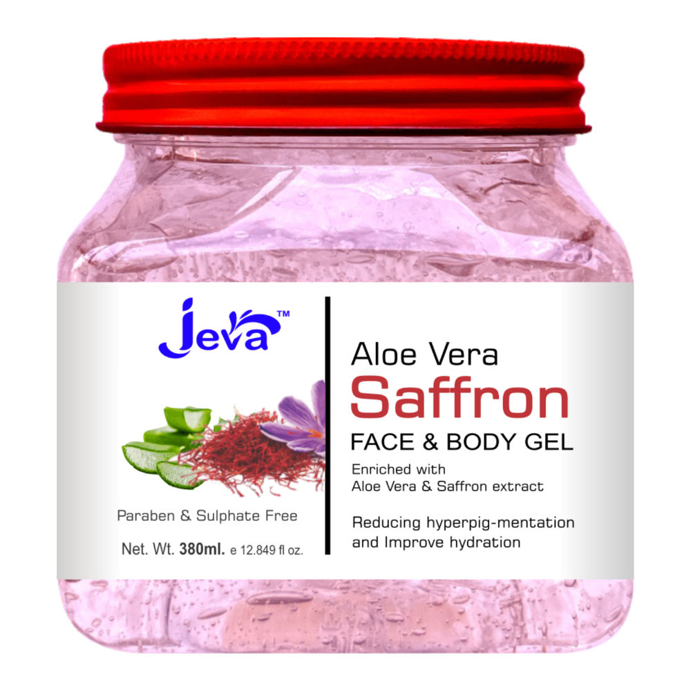 Aloe Vera Gel with Saffron - Hydrating, Brightening & Skin Revitalizing Care