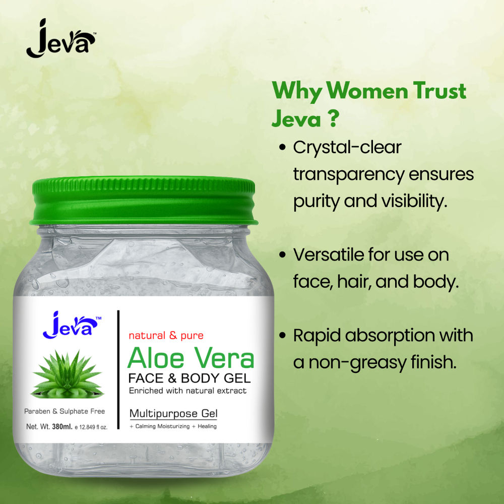 Aloe Vera Gel - Hydrating & Revitalizing Care for Young, Radiant Skin & Hair
