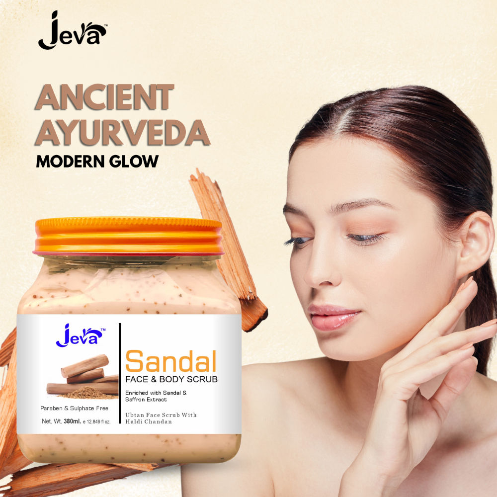 Sandal Ubtan Scrub with Haldi & Chandan - Natural Glow & Skin Brightening Gel